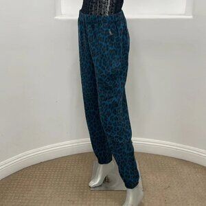 Zipper Pockets Jogger Teak Black Leopard Print 4